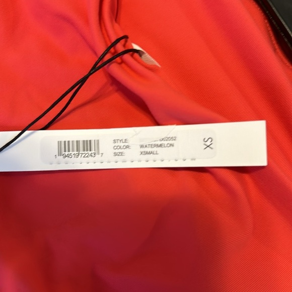 New Susana‎ Monaco Flutter Midi-Dress deep coral pink color size XSmall - Picture 7 of 9